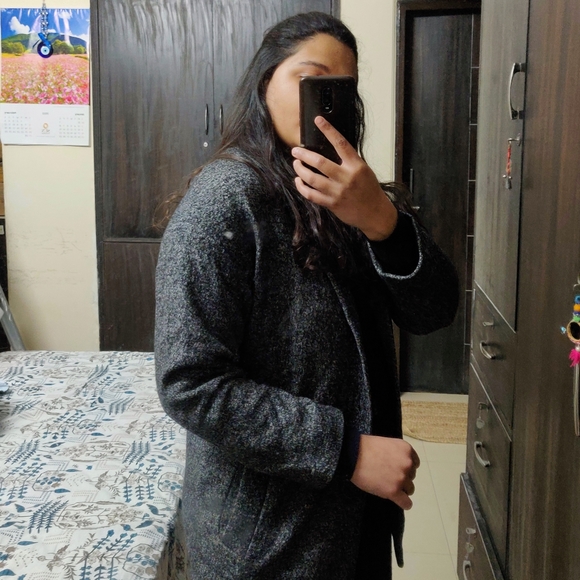 Women's winter woolen coat - Picture 2 of 4